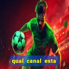 qual canal esta passando o jogo do palmeiras